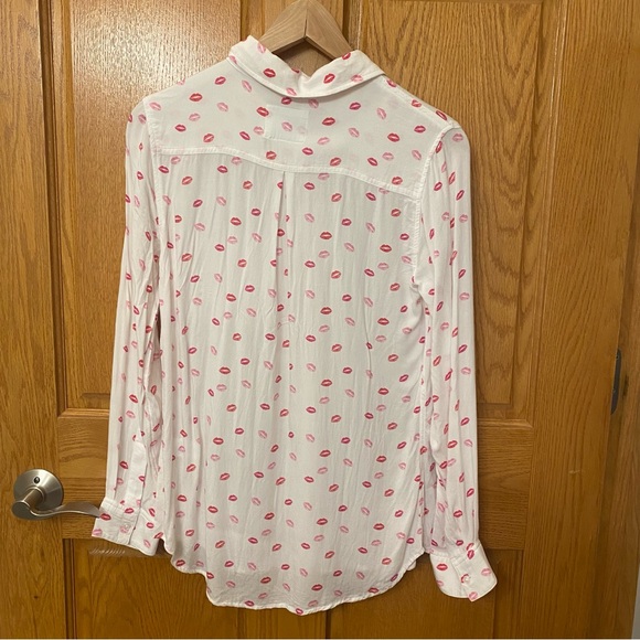 Rails Rosci KISS Me Down Button Down shirt XS - Picture 12 of 16